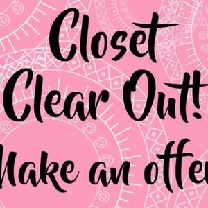Closet Clear Out